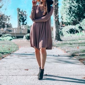 🎉HP🎉 Vintage Midnight Criss Cross Strappy Front Dress